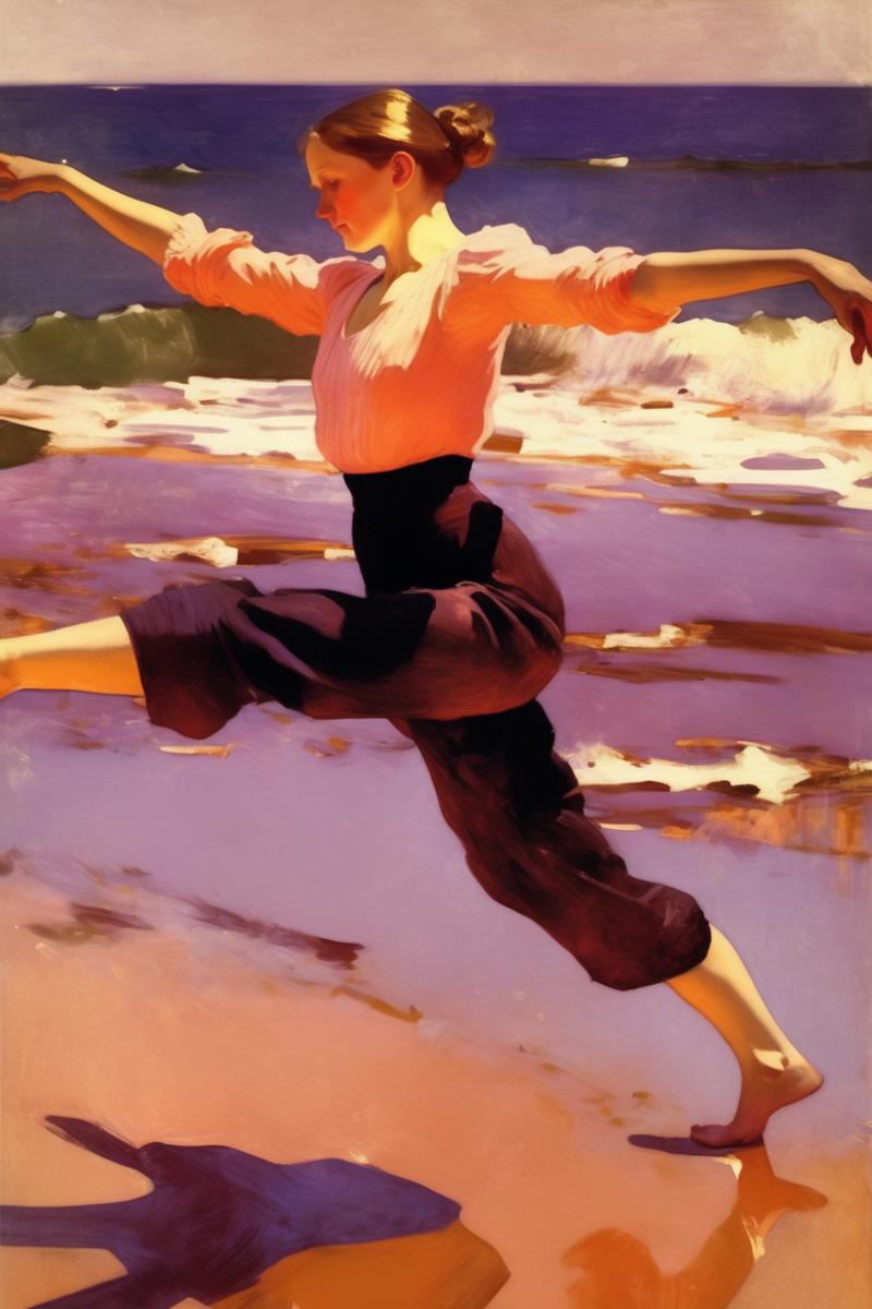 01120-3994033081-_lora_Winslow Homer Style_1_Winslow Homer Style - an female doing gymnastics at the beach Sorolla style.png